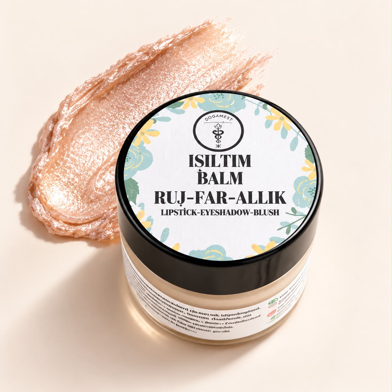Işıltım Balm 10cc Ruj - Far- Allık /Lipbalm- Eyeshadow- Blush